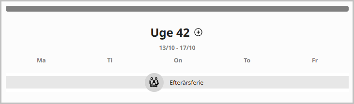 Begivenheden vises i Årsplanen