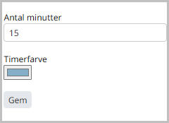 Konfiguration af EasyTimer