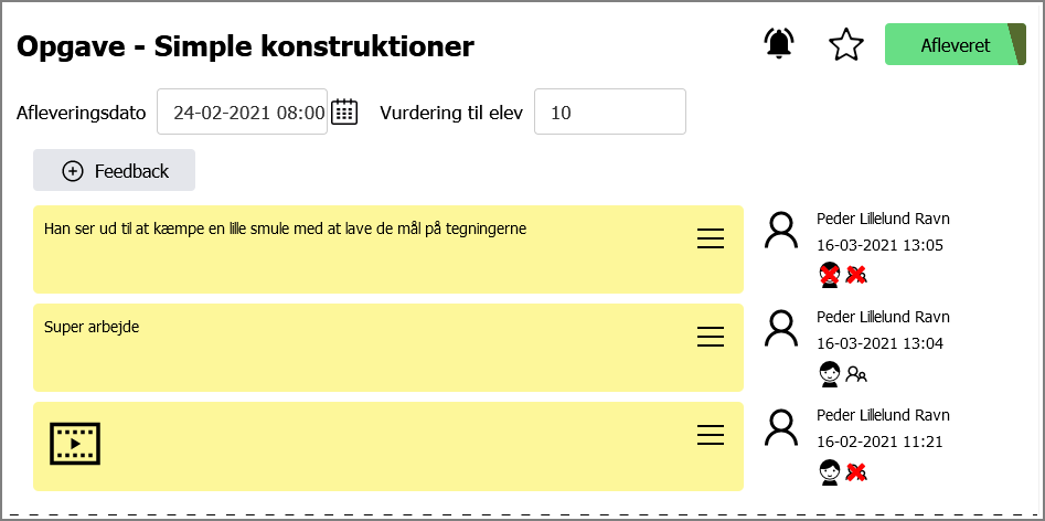 feedback